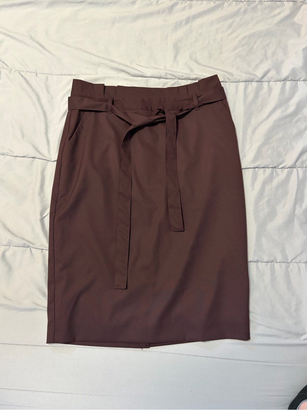 Banana Republic Brown Belted Pencil Skirt